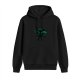 Black Hoodie With Green The Legend of Zelda Link Graphic Print