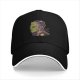Black baseball cap with Frankenstein monster graphic print