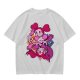 Olive T-shirt with Spinel Character Graphic Print