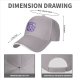 Black baseball cap with 'Down the Witches Road' Halloween themed print