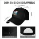 Black baseball cap with Kong and banana graphic print