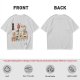 Olive T-Shirt with Japanese Food Monster Yokai Art Print