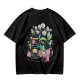 Olive T-Shirt With Whimsical Pikmin Themed Tea Party Art