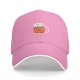 Black baseball cap with cute cartoon beer mug graphic