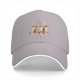 Black baseball cap with burritos crossing Abbey Road graphic