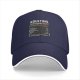 Adulting Nutritional Facts Graphic Black Baseball Cap