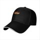 Black Baseball Cap With Street Tacos Graphic Print