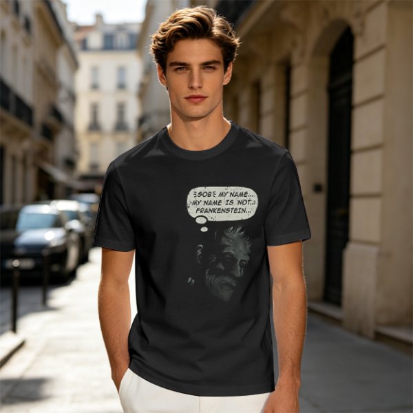 Frankenstein Monster 'My Name Is Not Frankenstein' Graphic T-Shirt