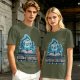 Master of Christmas D20 Dice T-Shirt for RPG Fans