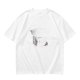 Olive Green Oversized T-Shirt With Minimal Graphic Print