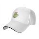 Black baseball cap with chihuahua in teacup graphic design