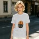 Olive T-Shirt Featuring a Cute Dragon Wearing a Striped Beanie