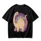 Olive T-Shirt with Cute Brontosaurus Taco Dinosaur Graphic