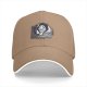 Black Baseball Cap With Ghost 1996 Graphic Print