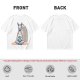 Olive T-Shirt With Meditating Llama Rainbow Graphic