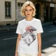 Olive T-shirt with Totoro and Friends Watercolor Print