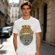 Olive Green T-Shirt With Retro Send Noods Ramen Bowl Graphic
