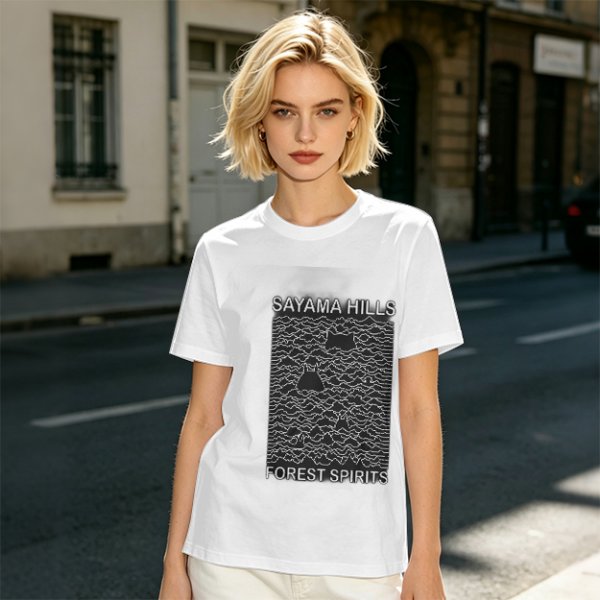 Sayama Hills Forest Spirits Graphic Olive T-Shirt