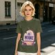 Olive T-Shirt With 'My Patience' Gravestone Graphic Print