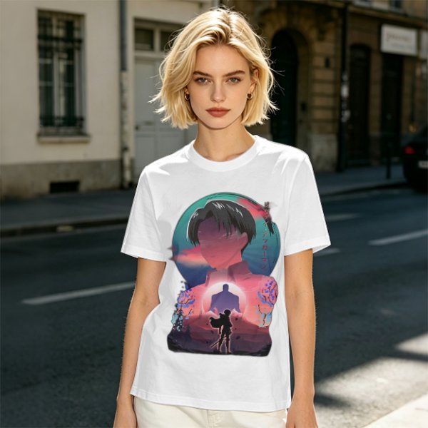 Attack on Titan Levi Ackerman Graphic Anime T-Shirt