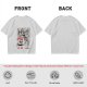 Olive t-shirt with sushi and banshee graphic print