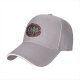 Black baseball cap with dancing skeletons and 'Dance Your Problems Away' text