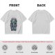 Olive graphic t-shirt with raccoons and 'Bring Us All The Trash' text
