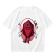 Olive Green T-Shirt With Cartoon D20 Vampire Graphic