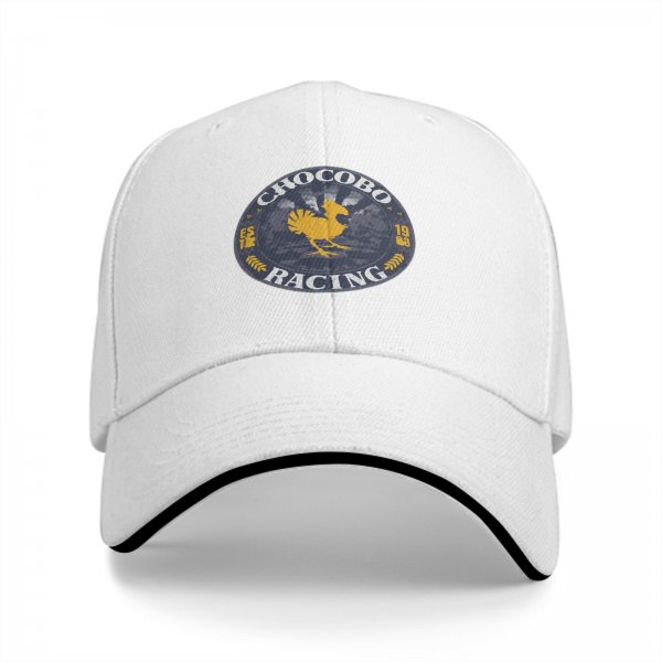 Chocobo Racing Graphic Black Baseball Cap
