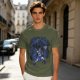 Olive T-Shirt with Skeletor Dark Fantasy Graphic Print