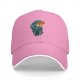 Black Baseball Cap With Fantasy Warrior Art Print