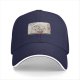 Black Baseball Cap With Elephant In Box Graphic Print