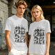 Olive T-Shirt with Retro Mario Brother Character Grid Art