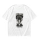 Olive green t-shirt with Dread Pirates graphic print