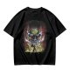Olive T-shirt with Attack on Titan Colossal Titan Graphic Print