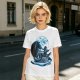 Olive T-Shirt With Dragon Rider Moonlit Fantasy Art Print