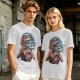 Olive t-shirt with E.T. 'Get Me Out Of This Planet ASAP' print