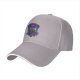 Black Baseball Cap With Fantasy Dragon And Warrior Graphic