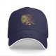Black baseball cap with Frankenstein monster graphic print