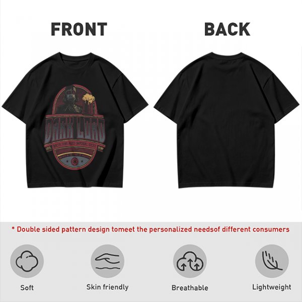 Olive Green T-Shirt with Dark Lord Darth Vader Beer Graphic