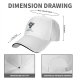 Black Baseball Cap With Cartoon Character Graphic Design