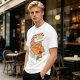 Olive T-Shirt With Kitten Nuggets Fried Chicken Box Graphic
