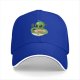 Black Baseball Cap with Cute Alien Eating Ramen Graphic