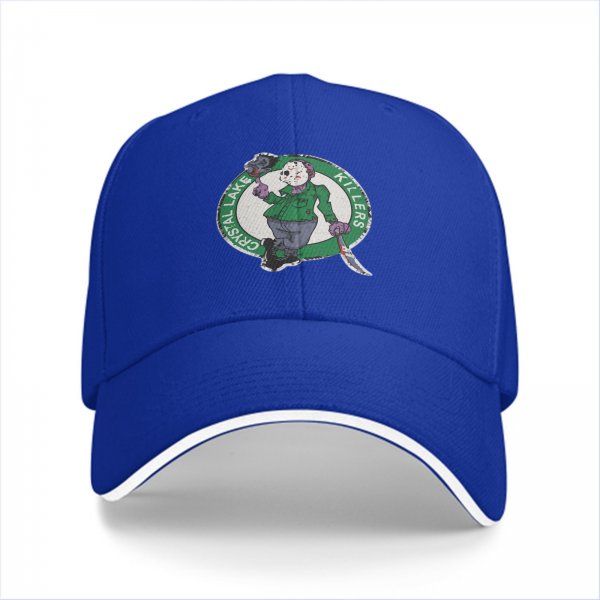 Crystal Lake Killers Horror Graphic Black Baseball Cap