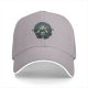 Black baseball cap with mystical occult graphic print