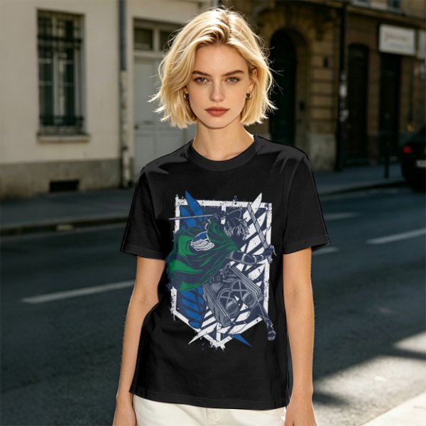 Attack on Titan Scout Regiment Soldier Graphic T-Shirt