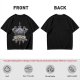 Olive T-Shirt With Viking Mountain Axe Sword 'Roll Your Fate' Print