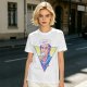 Olive T-Shirt with Steve Harrington Scoops Ahoy Ice Cream Graphic