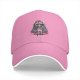 Black baseball cap with raccoon graphic and 'Sorry for the weird vibes I'm sober' text