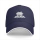 Black baseball cap with 'Dawn of the Arcade' and space invader graphic